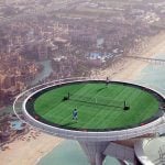 World’s highest tennis court