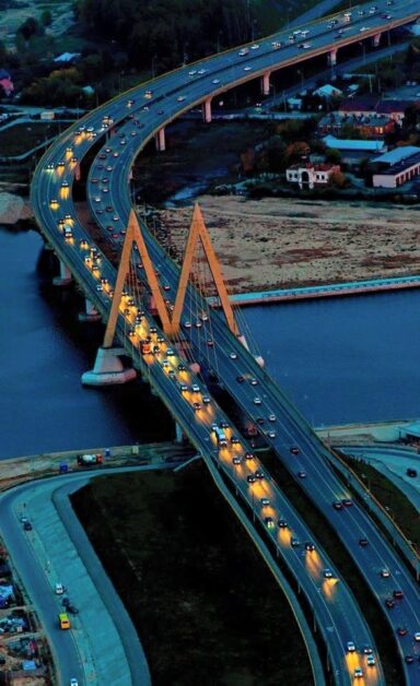 Bugrinsky Bridge – Novosibirsk, Russia