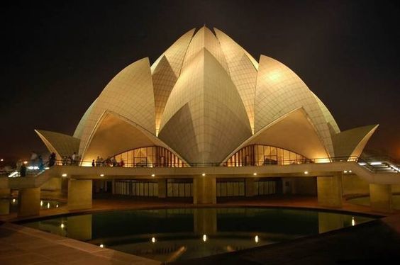 Lotus Temple in New Delhi, India