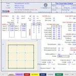 Excel Sheet to Design Flat Slab According to Eurocode