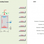 Reinforced Concrete Analysis and Design for Torsion spreadsheet