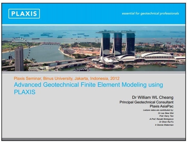 Advanced Geotechnical Finite Element Modeling using PLAXIS