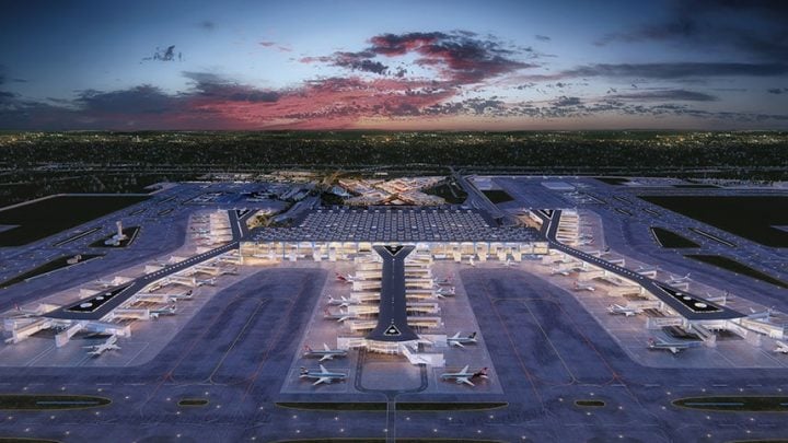 The new airport at the crossroads of Europe and Asia that’s vying to be the world’s largest