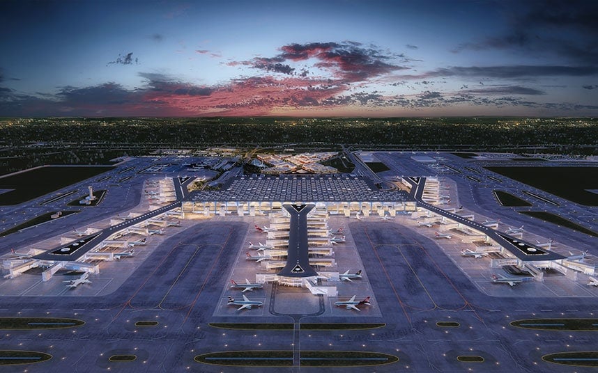 The new airport at the crossroads of Europe and Asia that’s vying to be the world’s largest
