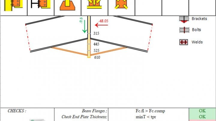 Steel Connection Design Spreadsheet