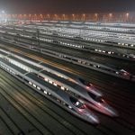 Why does it cost between $25-$39 million to construct a kilometer of high speed rail in the European Union?