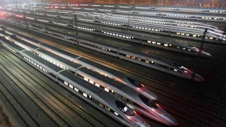 Why does it cost between $25-$39 million to construct a kilometer of high speed rail in the European Union?