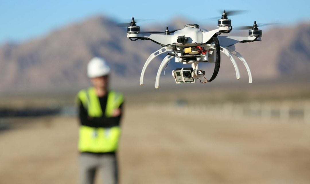Can drones be utilized in construction for creating accurate BIM models?