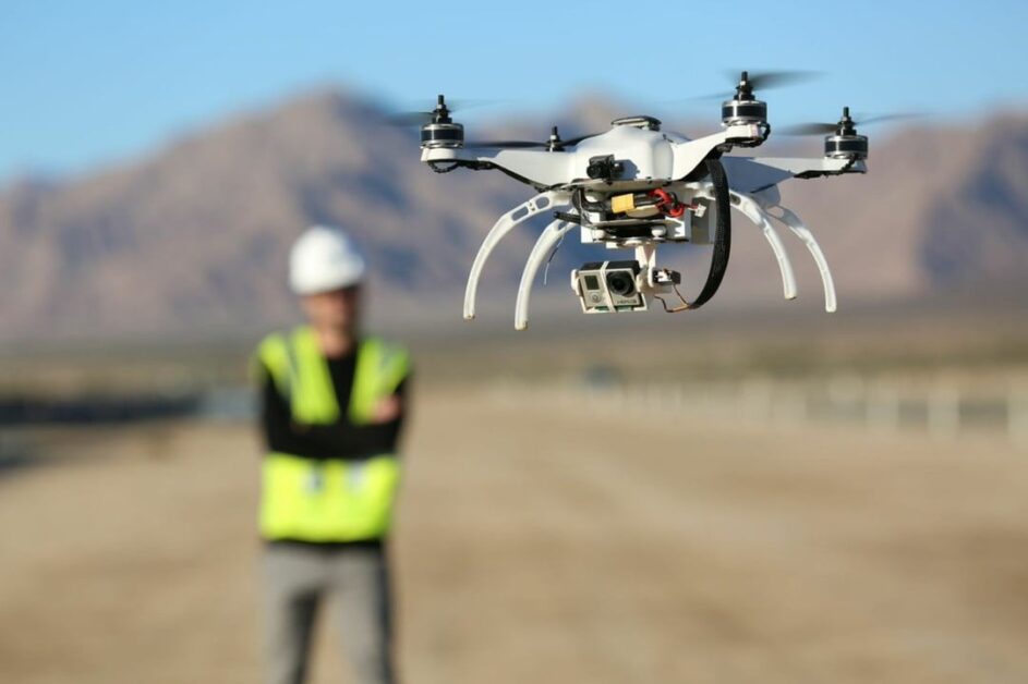 Can drones be utilized in construction for creating accurate BIM models?