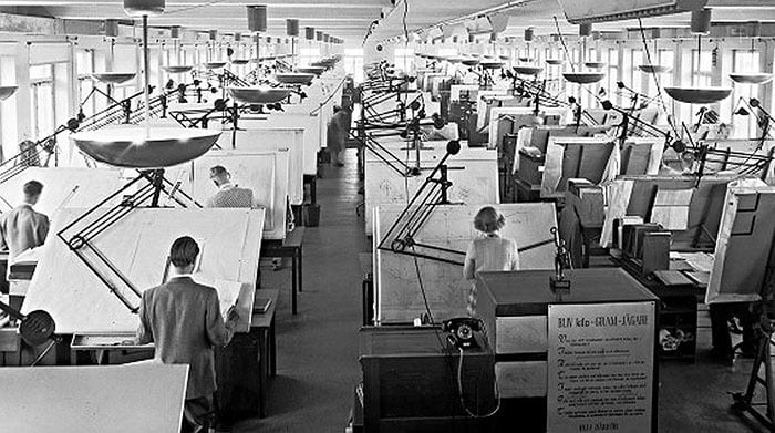 19 Amazing Vintage Photos That Show How People Worked Before AutoCAD
