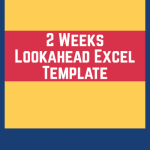 2 Weeks Lookahead Excel Template