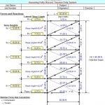 ANALYSIS OF BENTS WITH TENSION-ONLY X-BRACING