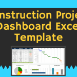 Construction Project Dashboard Excel Template