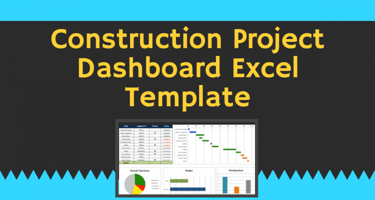 Construction Project Dashboard Excel Template