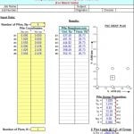 Pile Group Analysis Spreadsheet