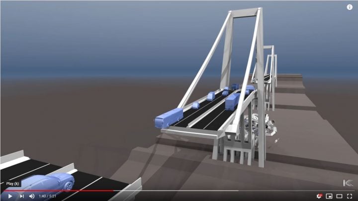 Morandi Bridge Collapse Simulation Genoa 2018