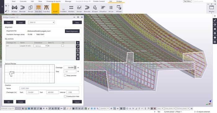 Trimble adds bridge design functionality to Tekla Structures Trimble adds bridge design functionality to Tekla Structures