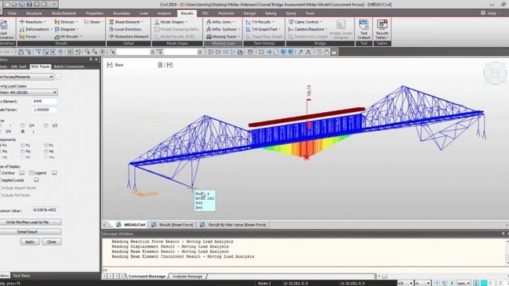 Analysis for the Assessment of Iconic Steel Structure- Connel Bridge (MIDAS Expert Engineer Webinar)