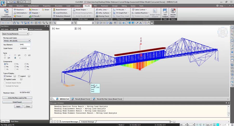 Analysis for the Assessment of Iconic Steel Structure- Connel Bridge (MIDAS Expert Engineer Webinar)