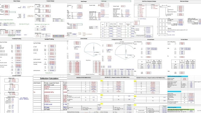 Best Concrete Design EXCEL Spreadsheet