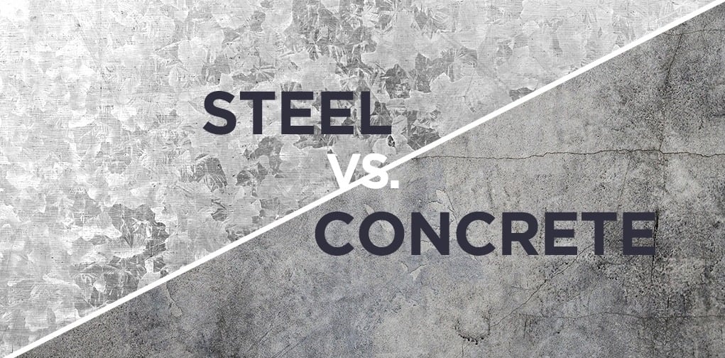 What is better steel or concrete?
