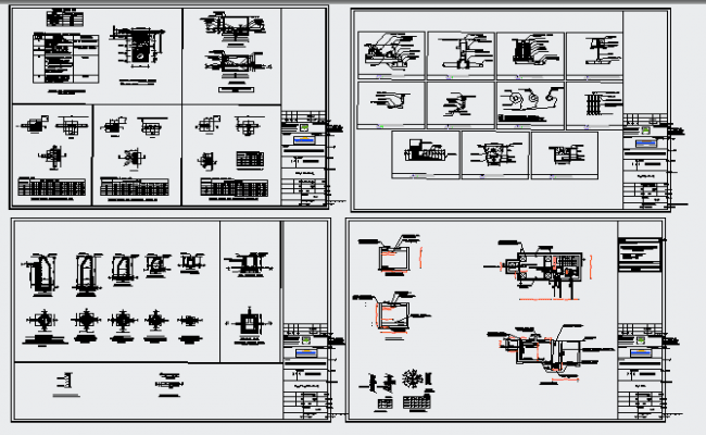 Water Tank Design dwg template