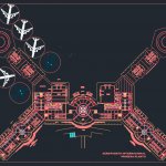 Airport Architectural Free Drawings