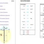 Axial and Lateral Load Piles Spreadsheet