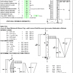 Basement Retaining Wall Design Spreadsheet