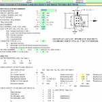 Beam Connection of Conventional Configuration spreadsheet