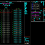 Bridge Cross Section and Beam Layout Free DWG