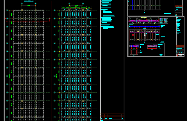 Bridge Cross Section and Beam Layout Free DWG