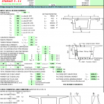 Bridge Design for Prestressed Concrete Spreadsheet