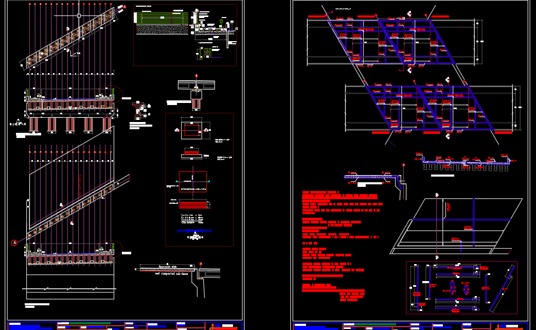 Bridge details FREE DWG