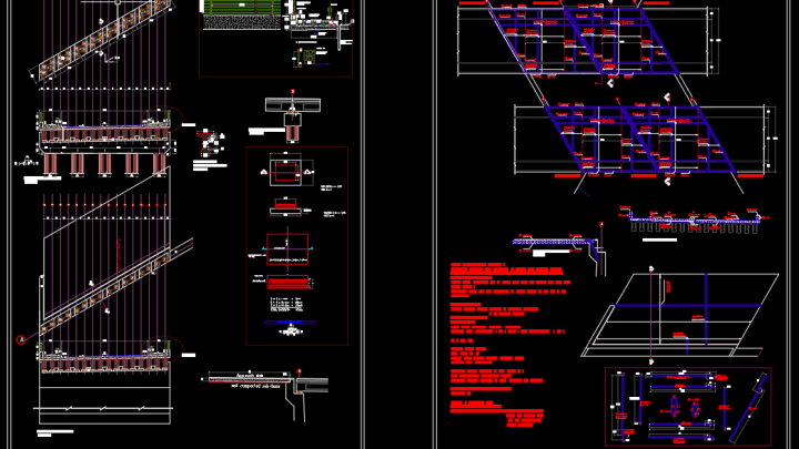 Bridge details FREE DWG