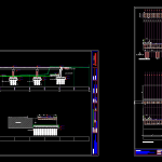 Bridge superstructure and foundations details free dwg