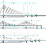 Cable-stayed Bridges free DWG