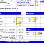 Column Shear Capacity spreadsheet