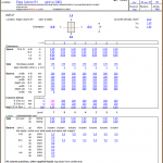 Column take down and design for symmetrically reinforced rectangular Columns Spreadsheet