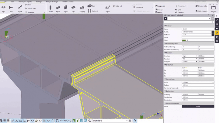 How to Create Bridge Guard Rails in Tekla Structures