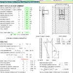 Design of Girder at Masonry Wall Spreadsheet