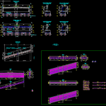 Detail of Abutment reinforcement Free DWG