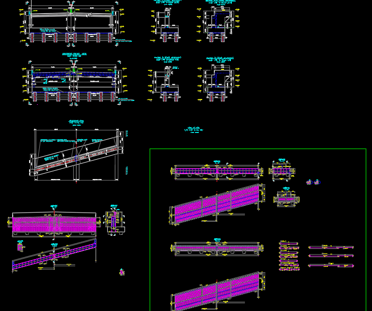 Detail of Abutment reinforcement Free DWG