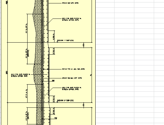 Dynamic Calculation for Retaining Wall Spreadsheet