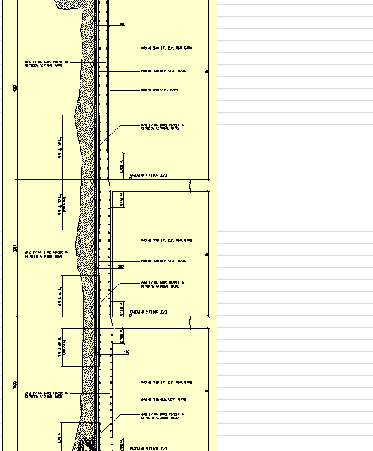 Dynamic Calculation for Retaining Wall Spreadsheet