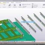 Foot Bridge Modelling in TEKLA STRUCTURES