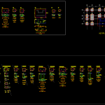 Foundation details template Free DWG