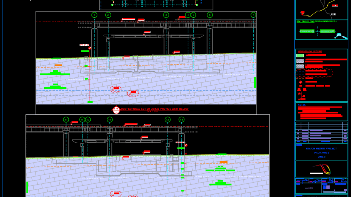 Geotechnical Profil Template free DWG