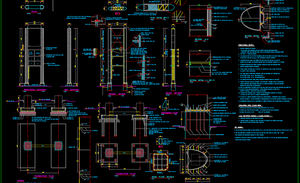 Highway Sign Dwg Template