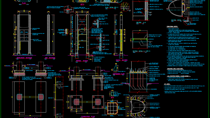 Highway Sign Dwg Template